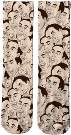 Cage Crew Socks - Sock (341x454), Png Download