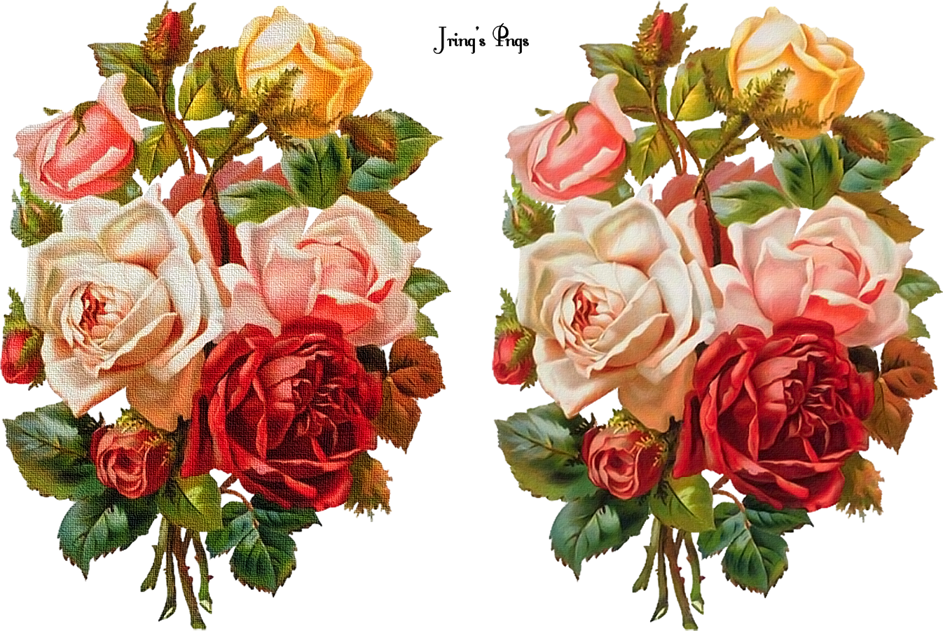 Imagenes Para Decoupage Vintage Para Pantalla Hd 2 - Mother's Day Roses Throw Blanket (1346x901), Png Download