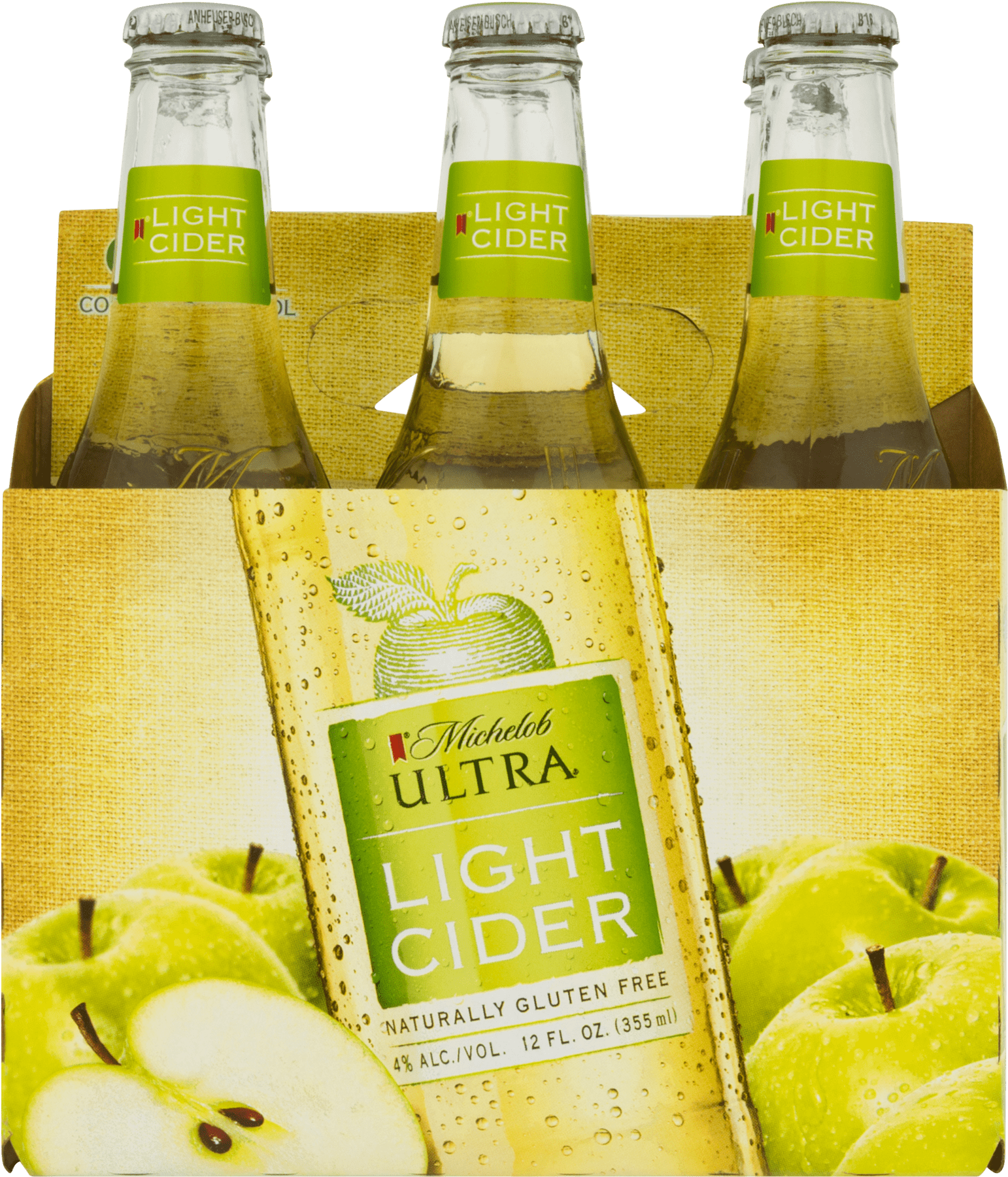 Michelob Ultra Light Cider 6 Pack 12 Fl Oz Com - Michelob Ultra Light Cider - 6 Pack, 12 Fl Oz Bottles (1800x1800), Png Download