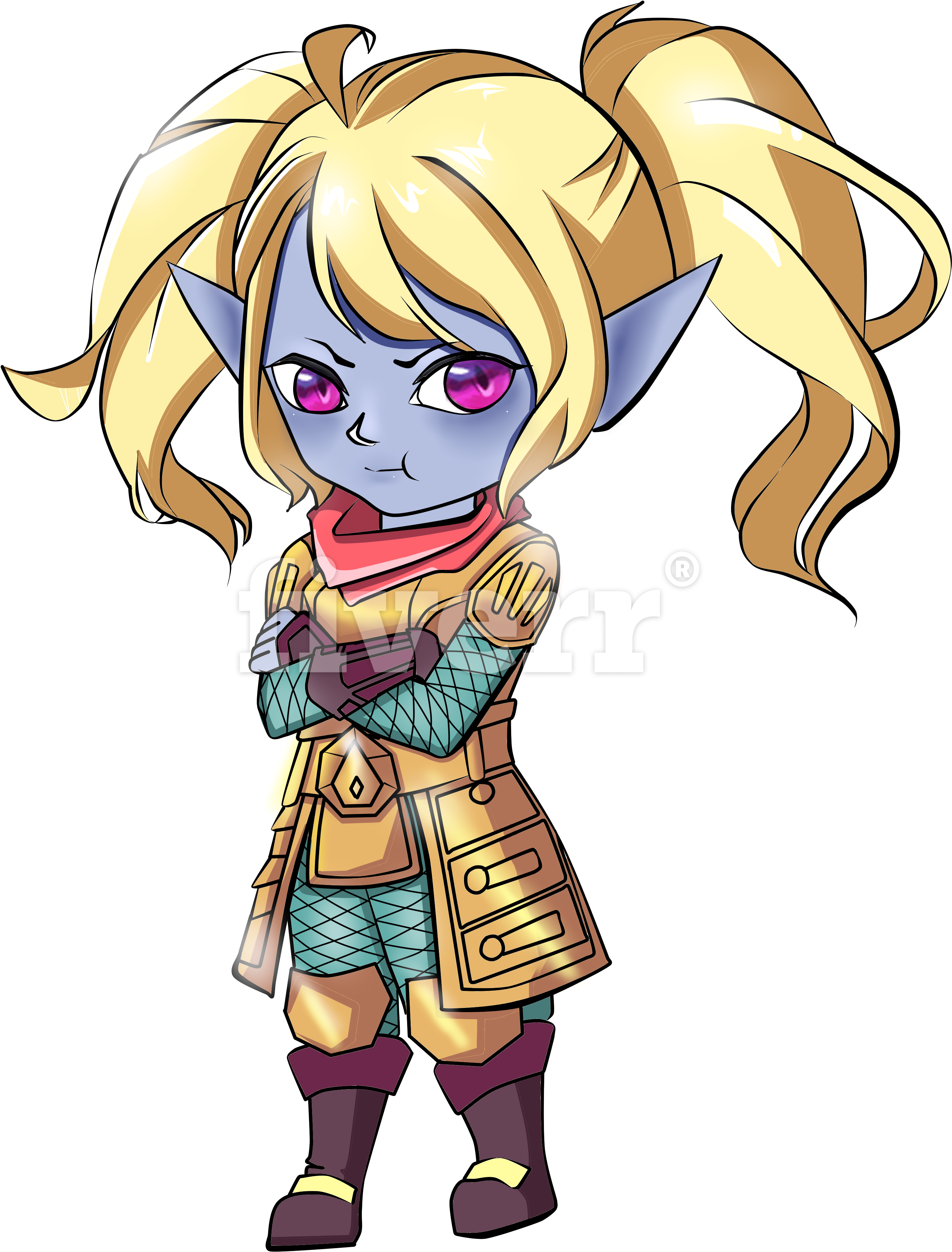 So I Paid An Artist At Fiverr To Draw Poppy - Cartoon (3120x4160), Png Download