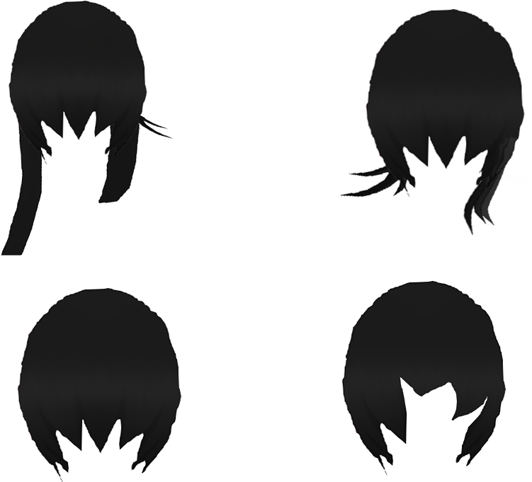 Goth Boy Hairstyles - Silhouette (1024x768), Png Download