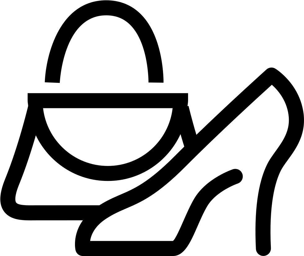 Backpack Icon Png Download - Shoes And Bag Icon (981x825), Png Download