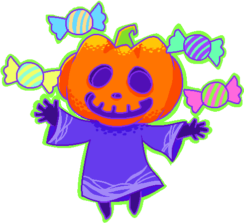 Jack Animal Crossing Art - Animal Crossing Halloween Art (500x500), Png Download