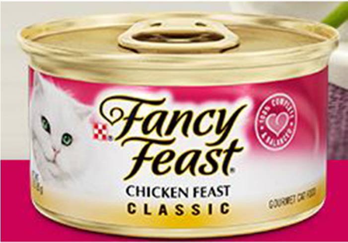 Fancy Feast Glassic Chicken Canned Food - Fancy Feast Cat Food Chicken Classic (700x700), Png Download