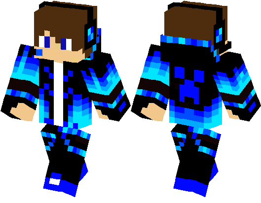 Minecraft Futuristic Boy Skin (528x418), Png Download