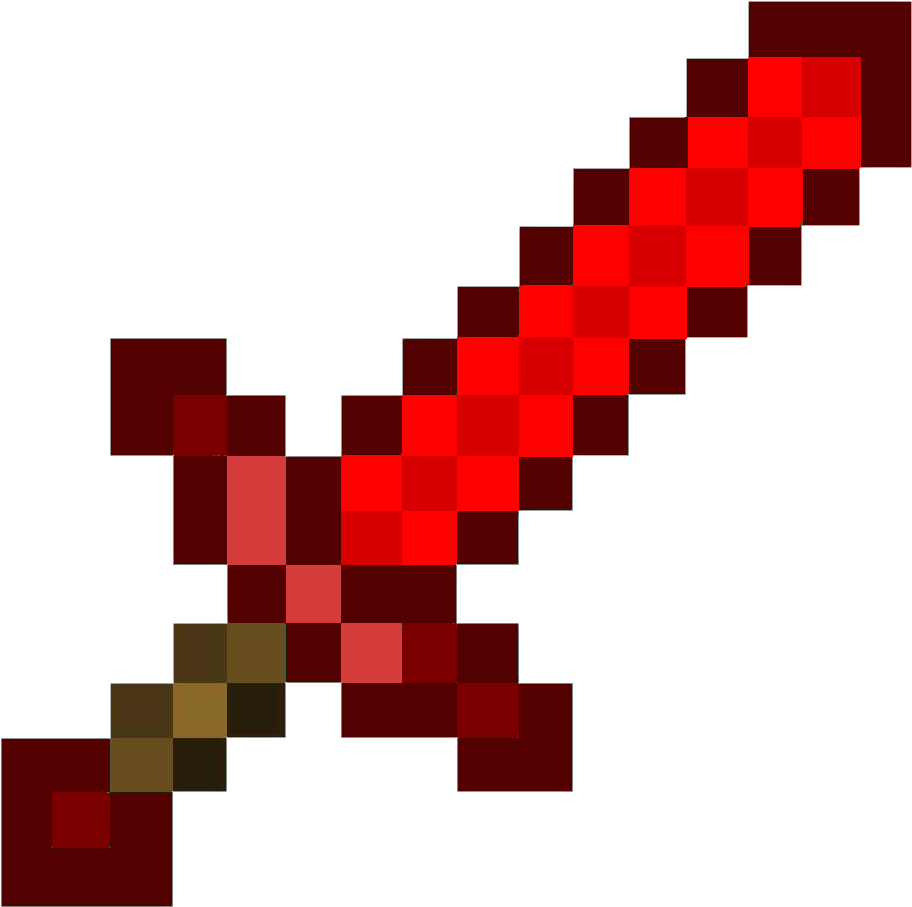 House Cliparts Free Download Clip Art Carwad - Minecraft Red Diamond Sword (960x960), Png Download