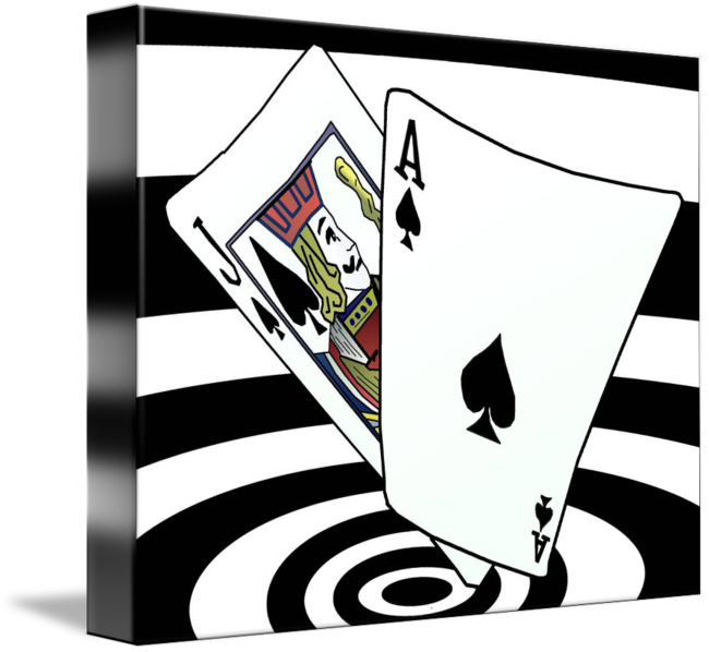 Casino Drawing Blackjack - Blackjack (650x598), Png Download