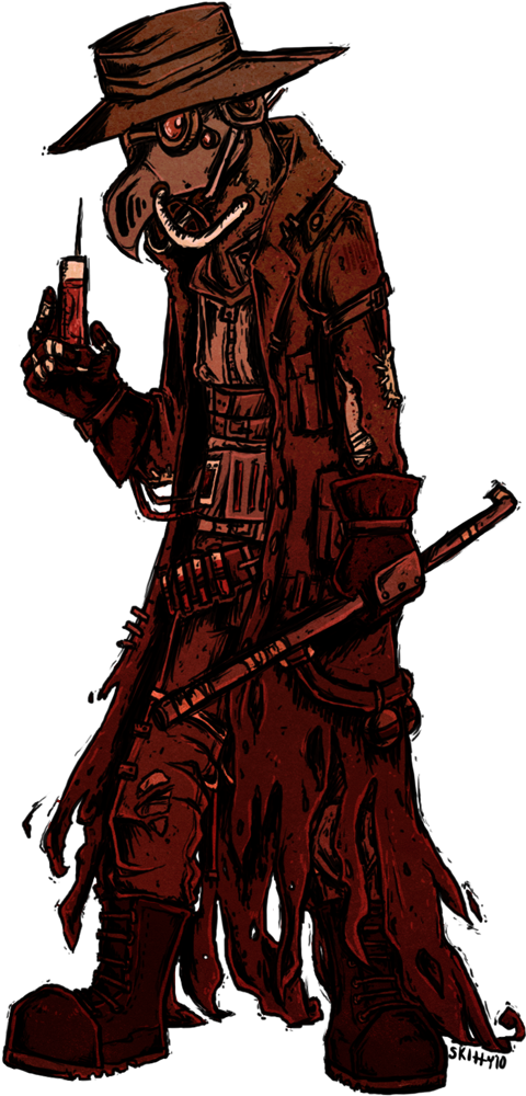 Bloodborne Transparent Plague Doctor Clipart Free Stock - Plague Doctor Bard (487x1000), Png Download