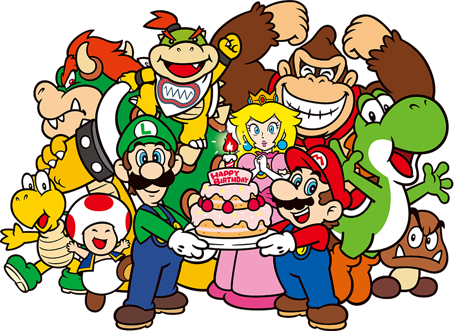 Mario And Co - Nintendo Switch Happy Birthday (924x674), Png Download