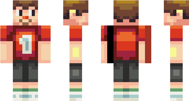 Animal Crossing Villager Minecraft Skin (750x442), Png Download