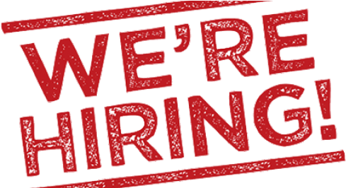 We Are Hiring - Blue & Gray Cross Current (502x265), Png Download