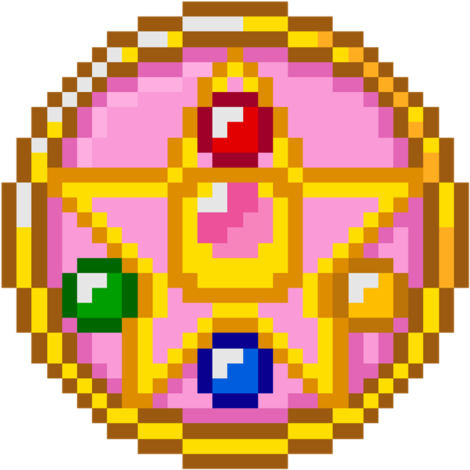 Cute Pixel Sailor Moon (1024x1024), Png Download