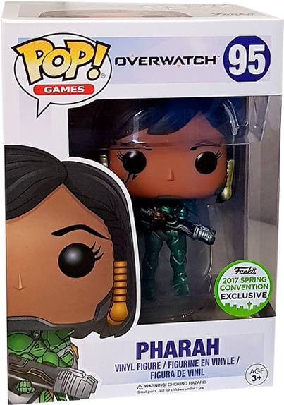 Pharah 2017 Eccc Exclusive Pop Vinyl Figure - Reaper Overwatch Funko Pop (600x600), Png Download