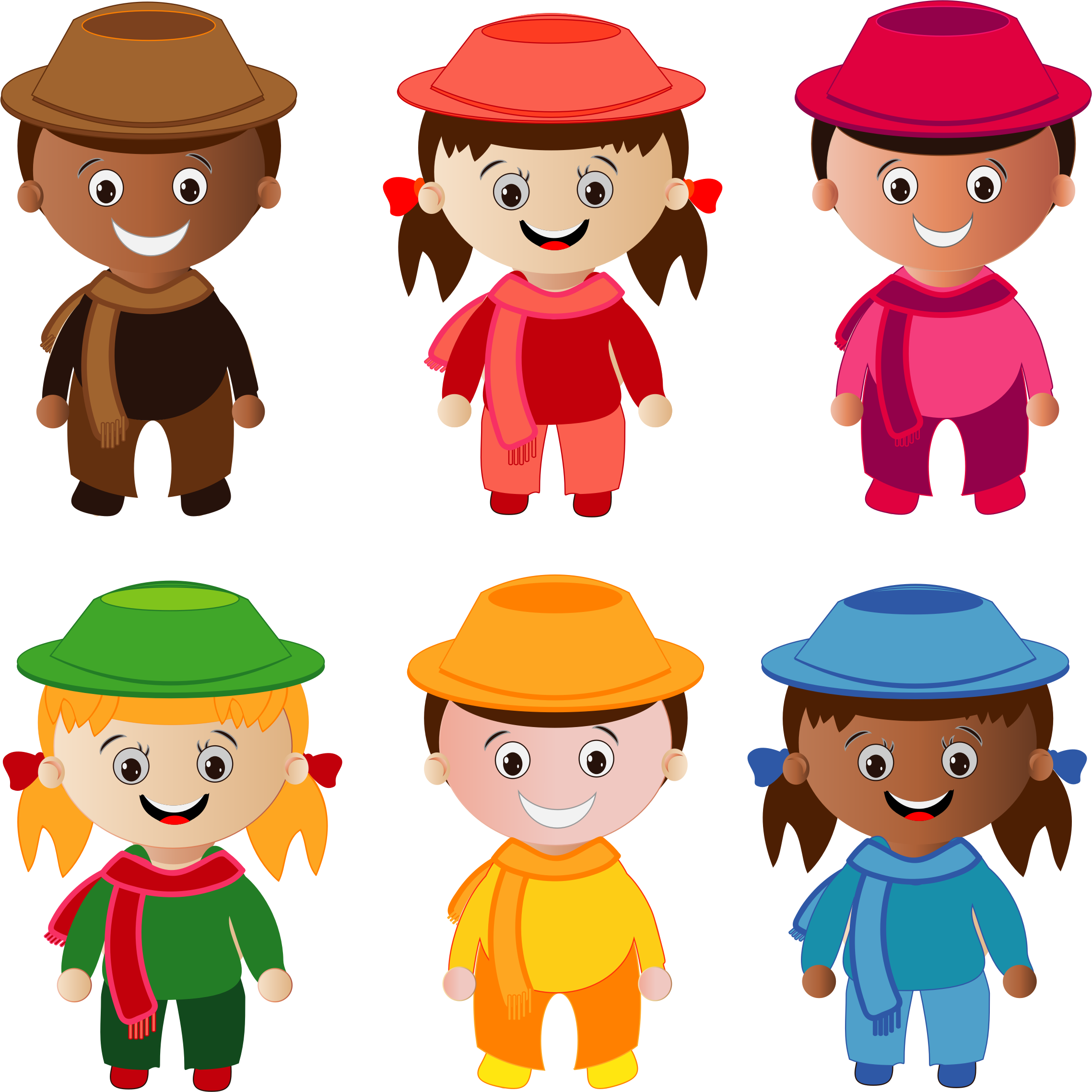 This Free Icons Png Design Of Winter Kids Part 2 (2277x2277), Png Download