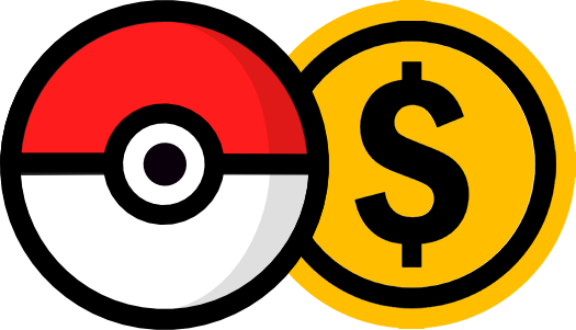Pokemon Worth Money Value Calculator - Pokeball Drawing (525x301), Png Download
