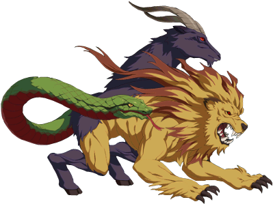 Chimera - Fate Grand Order Chimera (412x312), Png Download