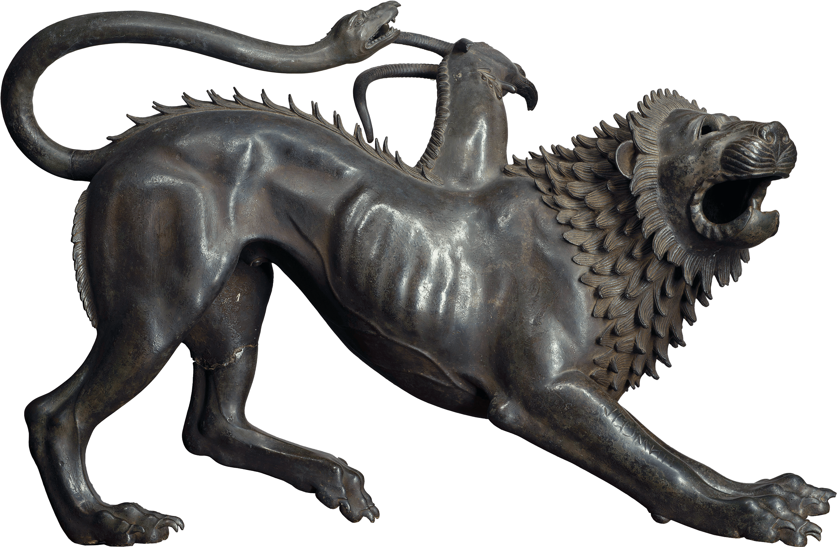 Chimera Of Arezzo, 400 Bce The Etruscans, - Chimera Of Arezzo (2858x1891), Png Download