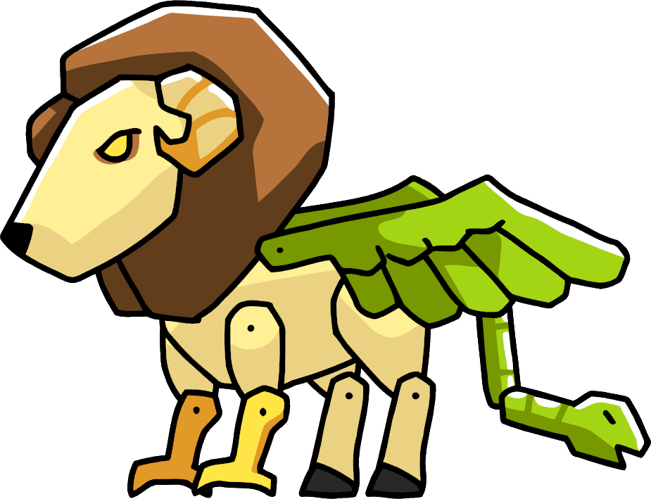 Chimera - Griffin Scribblenauts (925x709), Png Download