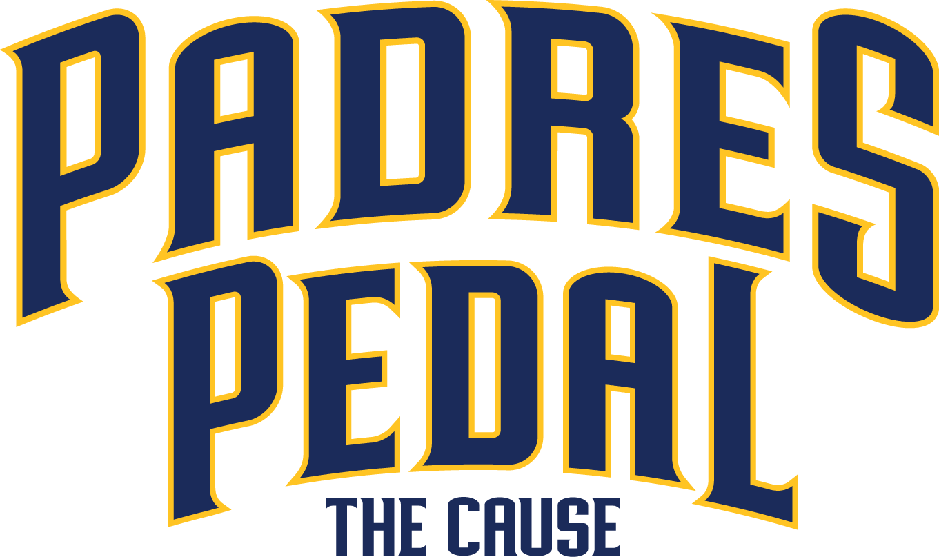 Padres Pedal The Cause Logo Type - Padres Pedal The Cause Logo (1361x807), Png Download
