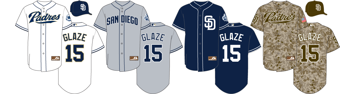 "what If" Designs - San Diego Padres 2018 Uniforms (1146x335), Png Download