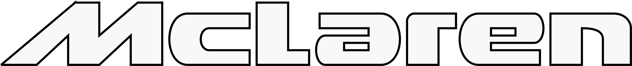 Mclaren Logo Png Transparent - Black-and-white (2400x2400), Png Download