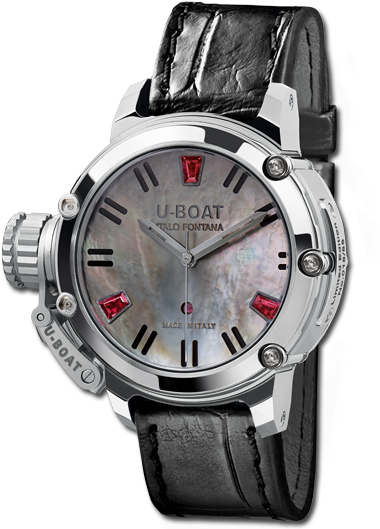 U-boat Chimera Automatic Watch, Mother Of Pearl, 40mm, (538x538), Png Download