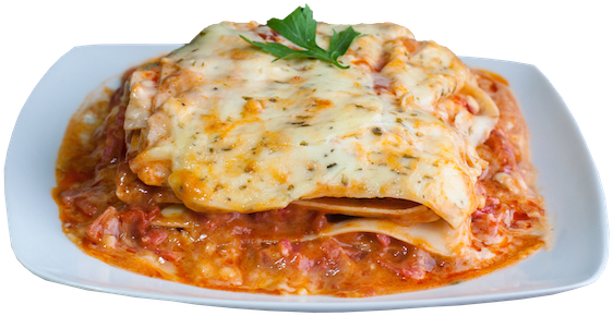 Plato De Lasagna Png (600x347), Png Download