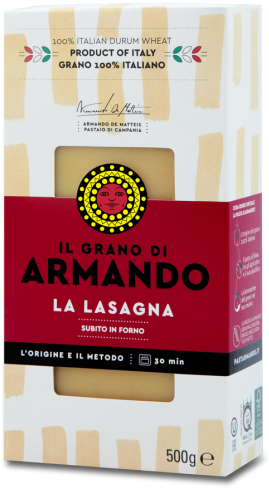 Pasta Armando La Lasagna 500g (296x557), Png Download