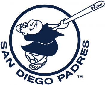 San Diego Padres 1980 Logo (350x435), Png Download