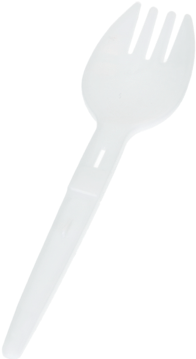 Folding Spork Hygiene 107mm - Knife (360x360), Png Download