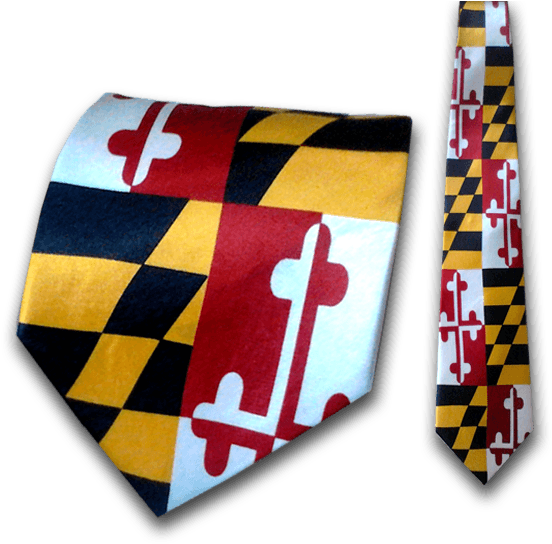 Maryland Flag / Tie - Combo Pack Cellet Black Proguard Case With Maryland (600x572), Png Download