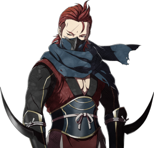 7 - Fire Emblem Fates Ninja (500x480), Png Download