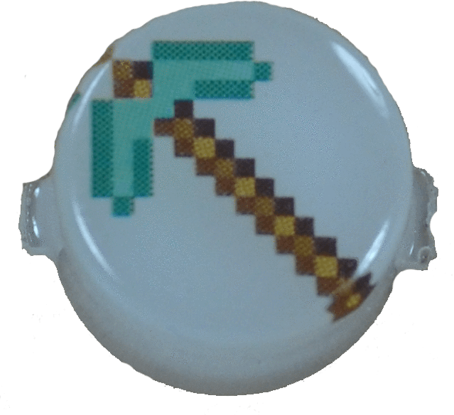 Graphic Home Buttons - Pico De Diamante Minecraft Png (639x584), Png Download