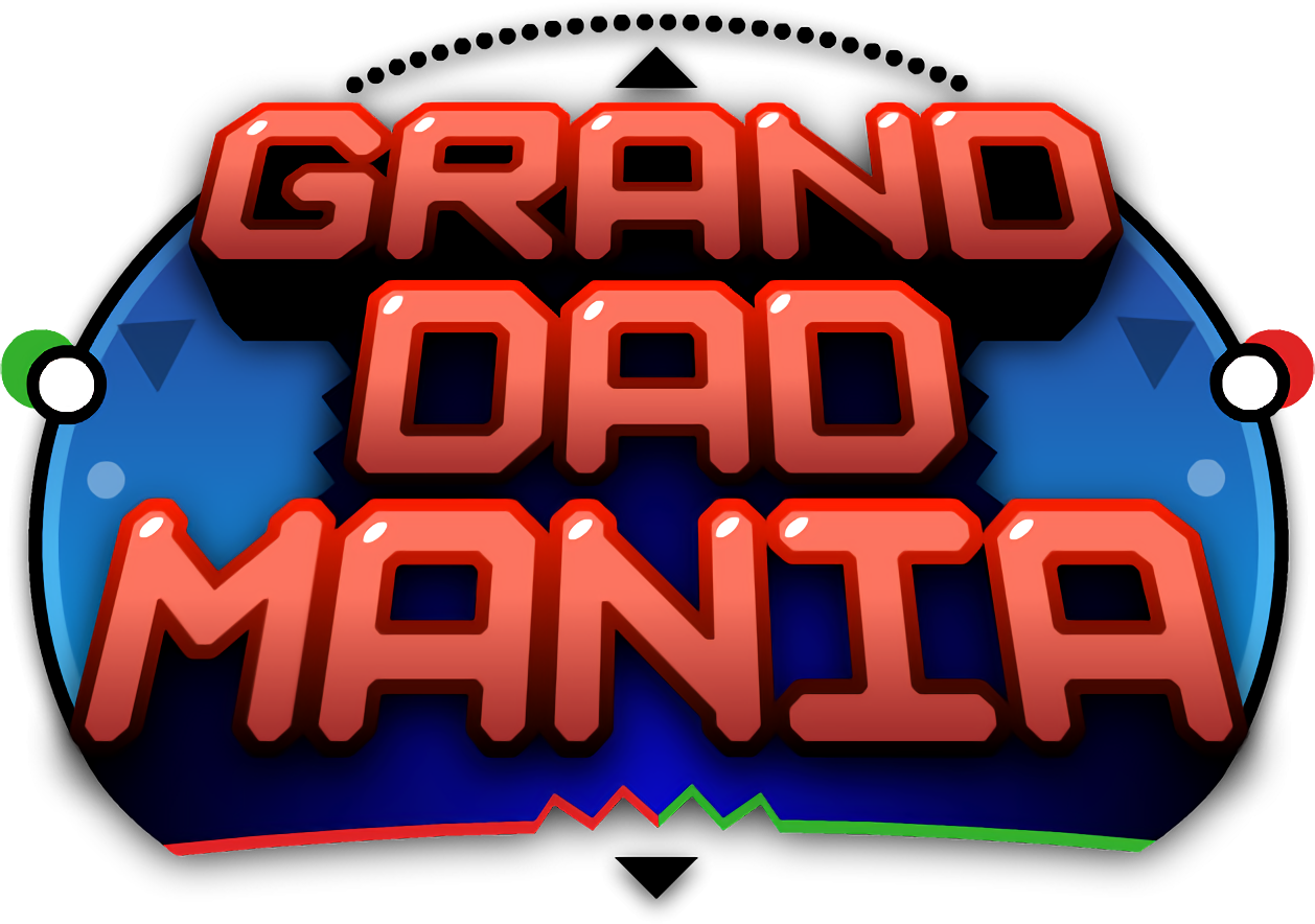 Old Logo - Grand Dad Mania Revived (1258x884), Png Download