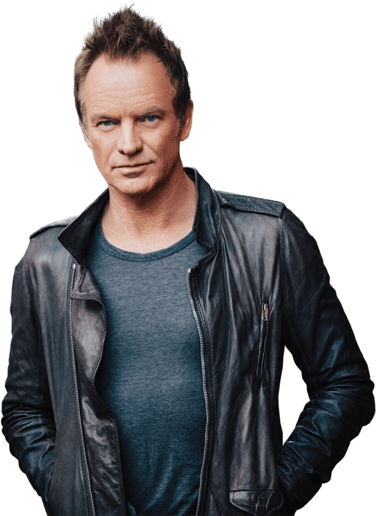 Music Stars - Sting 57th & 9th Back (794x1024), Png Download