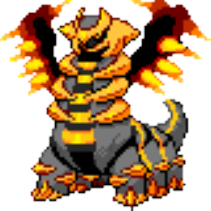 Volcanic Giratina - Wiki (420x420), Png Download