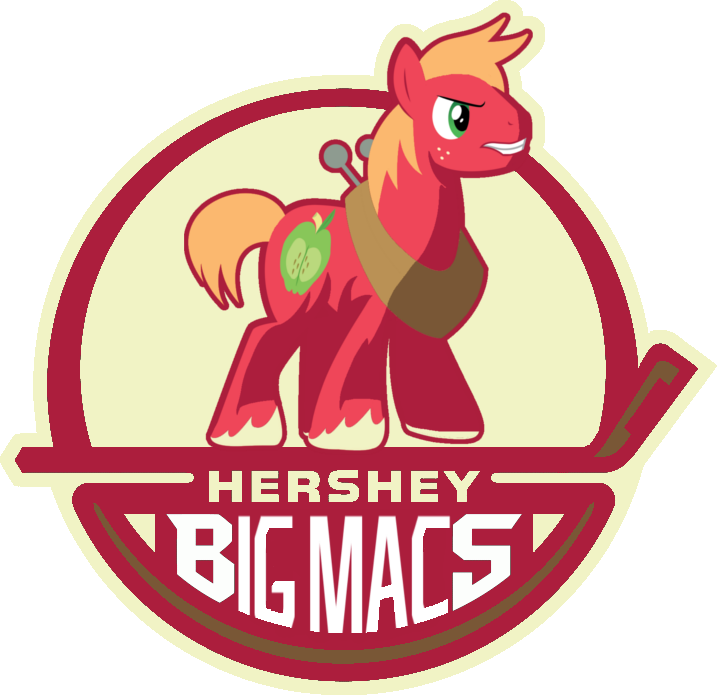 Lyraheartstrngs, Big Macintosh, Earth Pony, Hershey - Hershey Bears (717x695), Png Download