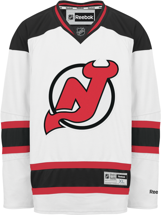 Njd Hpjnjd 5w6 Mf - New Jersey Devils Away Jersey Adidas (850x850), Png Download
