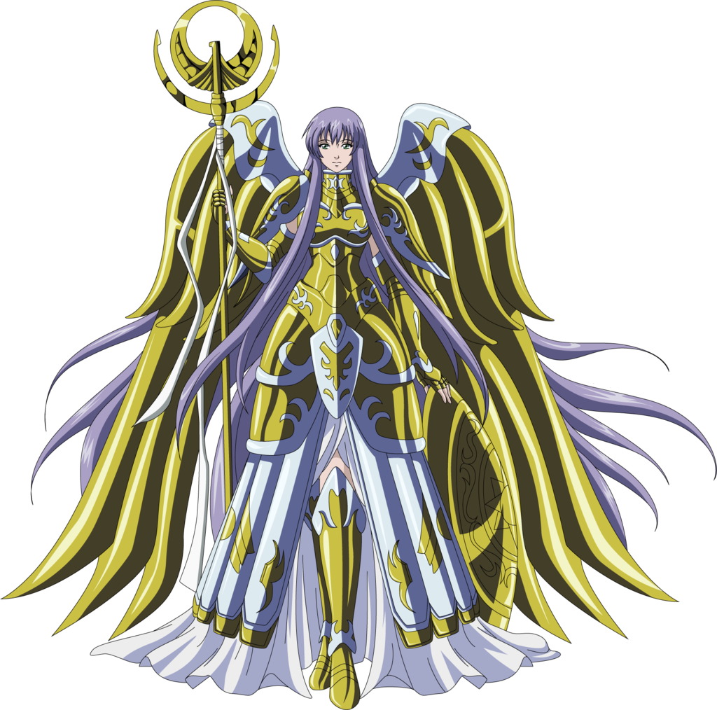 Sasha God Cloth - Armadura De Athena Lost Canvas (1024x1014), Png Download