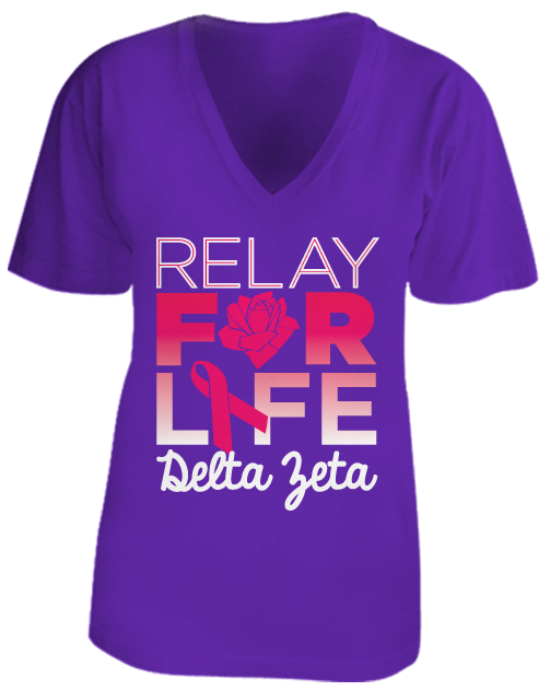 Delta Zeta Relay For Life - Active Shirt (503x632), Png Download