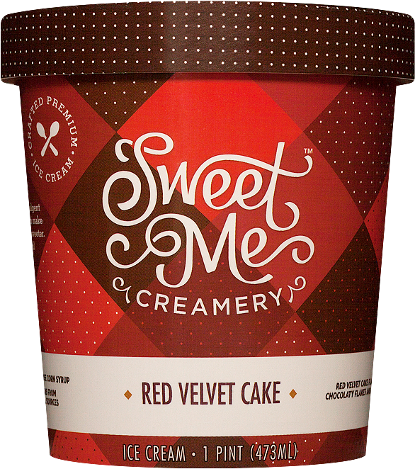 Sweet Me Creamery Ice Cream Creamy Dark Chocolate Mint, (627x700), Png Download