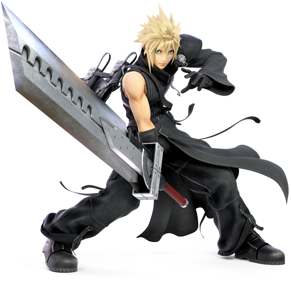 Smash Bros Ultimate New Cloud And Bayonetta Renders - Super Smash Bros Ultimate Renders (1200x1200), Png Download