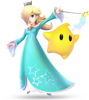 Preview Art - Rosalina And Luma Smash Ultimate (350x350), Png Download