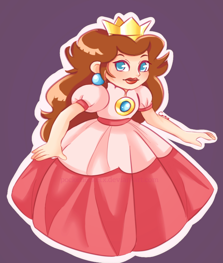 Mario Princess I Did Wanted To Make - Super Mario Bros 3 Cartoon Peach (730x861), Png Download