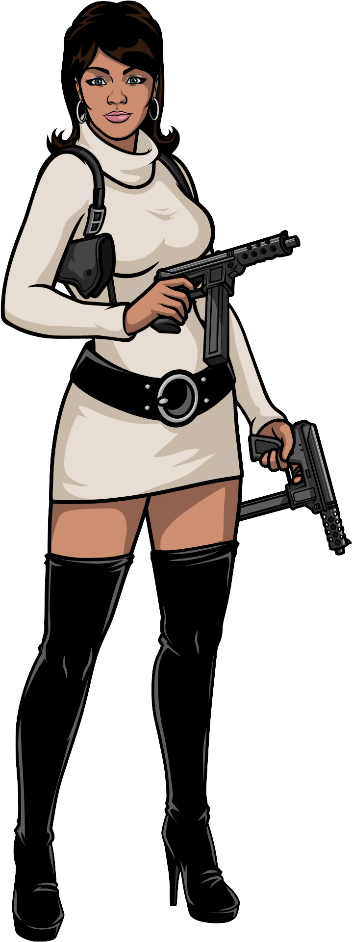 Lana Kane - Archer And Lana Costume (825x2000), Png Download
