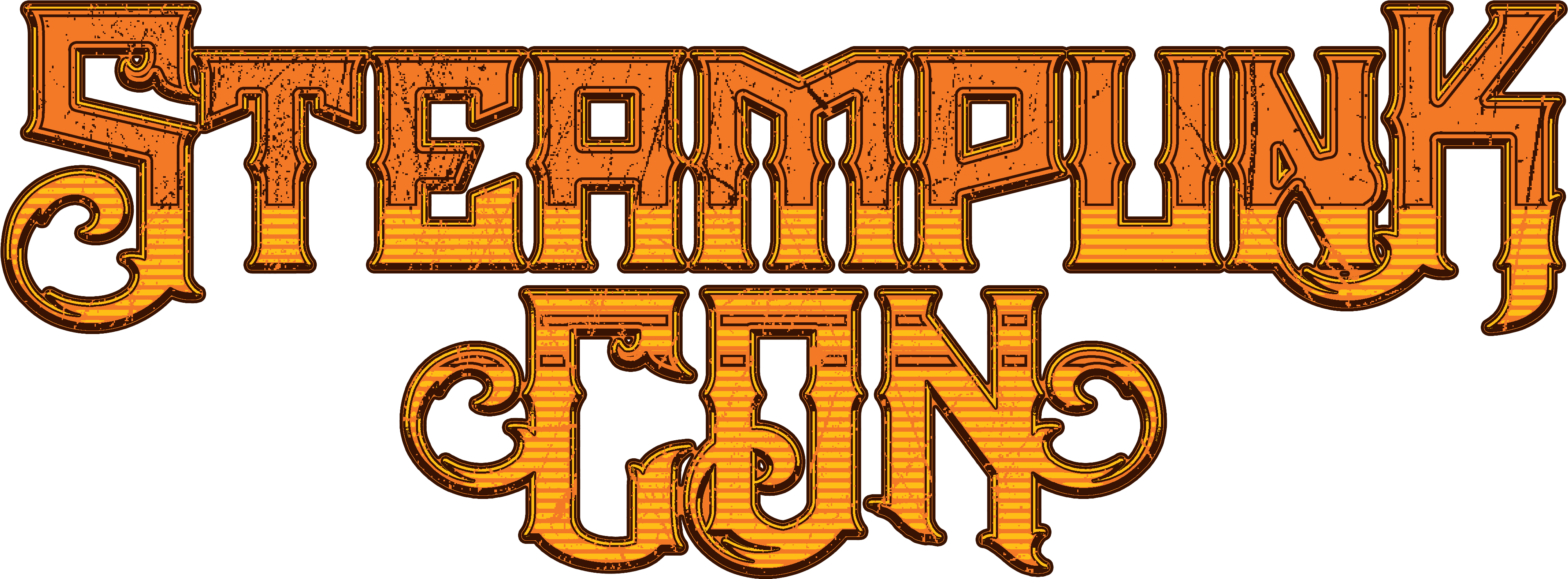 Steampunk Con - Calligraphy (4500x1800), Png Download