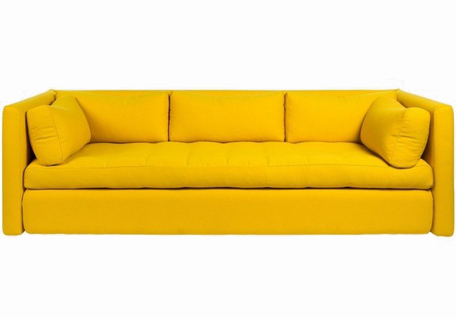 Yellow Sofa Png Photos - Hackney Sofa 3 Seater (650x455), Png Download