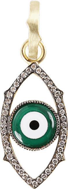 Agate Evil-eye Pendant - Locket (960x960), Png Download