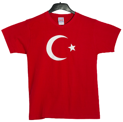Turkish Flag T Shirt For Men/ Türk Bayragı T Shirt - T Shirt Turkey Flag (450x450), Png Download