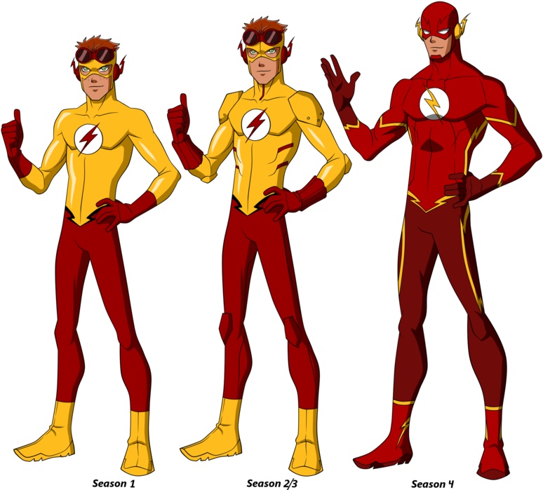 Kid Flash Png Image - Kid Flash Young Justice (800x700), Png Download